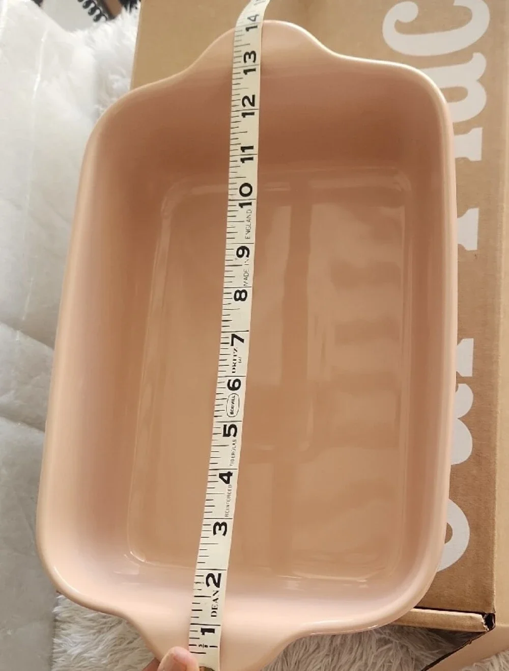 Our Place Glazed Ceramic Large Baker with Handles, New
